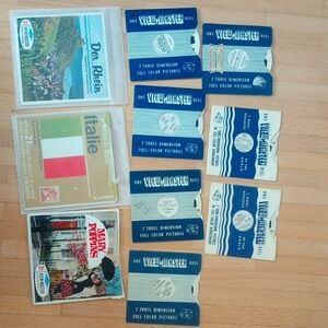 Lot of Vintage View-Master Reels Mary Poppins Italy Germany Europe Austria Italy